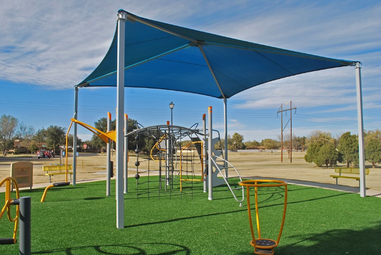 Artificial grass play area by Southwest Greens of Asheville